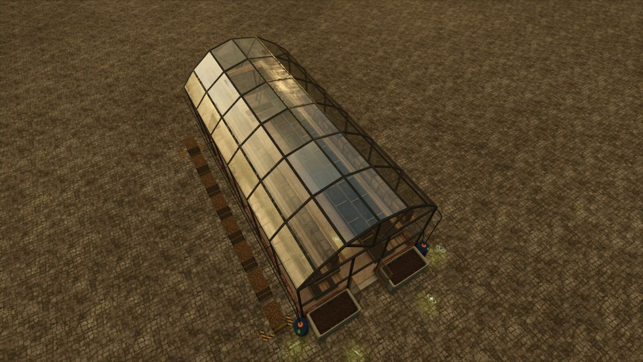 Effektives Großes Gewächshaus Universal Large Greenhouse mit Honigproduktion für FS25 - Screenshots
