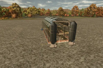 Ефективна Велика Теплиця Universal Large Greenhouse з Медовим Виробництвом для FS25 — 3