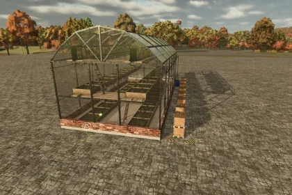 Ефективна Велика Теплиця Universal Large Greenhouse з Медовим Виробництвом для FS25 — 4