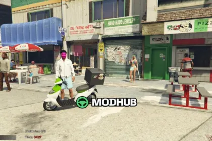 Pizza Delivery Job v1.0 for GTA 5 — 2