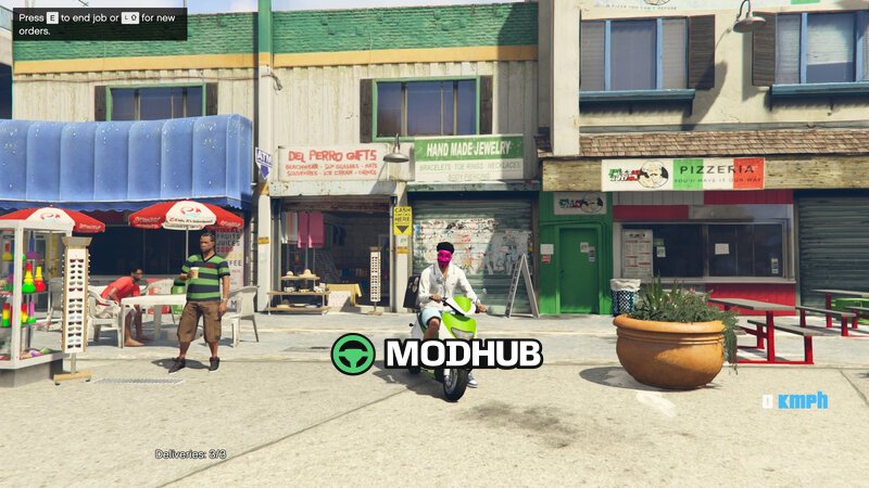 Pizza Delivery Job v1.0 for GTA 5