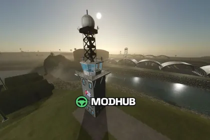 Вежа радарного контролю Military Control and Radar Tower V1.0 для FS25