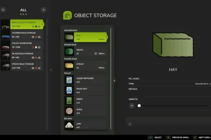Ефективне Розширення Object Storage Extension для Farming Simulator 25 — Більше Контролю над Сховищами
