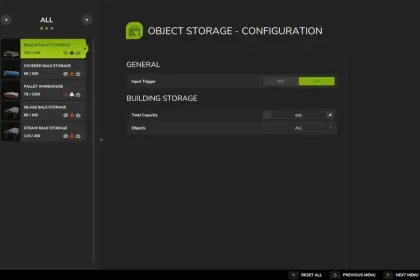 Ефективне Розширення Object Storage Extension для Farming Simulator 25 — Більше Контролю над Сховищами