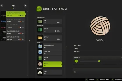 Ефективне Розширення Object Storage Extension для Farming Simulator 25 — Більше Контролю над Сховищами