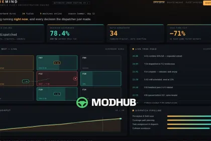 Скрипт ACREMIND — Autonomous Fleet Orchestration Engine V1.0 для FS25