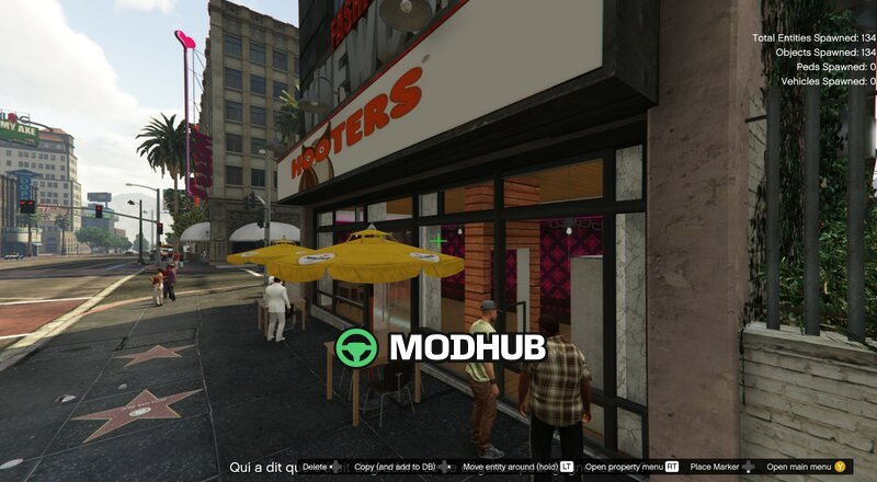 Hooters Bar Vinewood [Addon] для GTA 5
