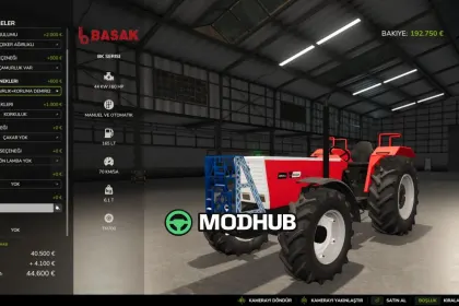 Трактор Basak BK series v1.0 для FS25