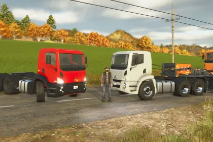 Powerful Truck-Tractor Agrale 18000 Brasil — 600/700 hp for Transport in FS25 — 1