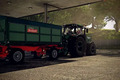 Потужний Трактор John Deere 8R Lohner Ossi Edit для Farming Simulator 25 — Тюнінг, Декор та ILS — 3