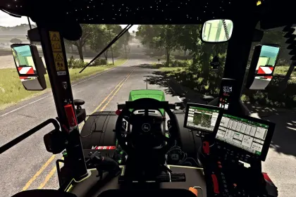 Потужний Трактор John Deere 8R Lohner Ossi Edit для Farming Simulator 25 — Тюнінг, Декор та ILS — 5