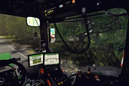 Потужний Трактор John Deere 8R Lohner Ossi Edit для Farming Simulator 25 — Тюнінг, Декор та ILS — 6