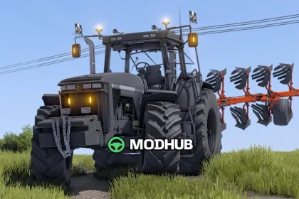 Ciągnik John Deere 8000 Series Dark Style V1.0 do FS25 — 2