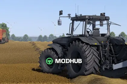 Ciągnik John Deere 8000 Series Dark Style V1.0 do FS25 — 3