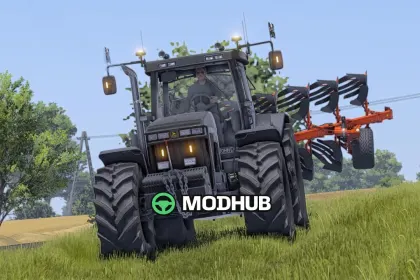 Ciągnik John Deere 8000 Series Dark Style V1.0 do FS25 — 5
