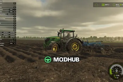 Мод-полігон Visual Mud Tracks V1.4.0.6 для FS25