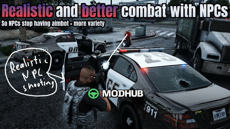 Realistic NPC Accuracy for GTA 5