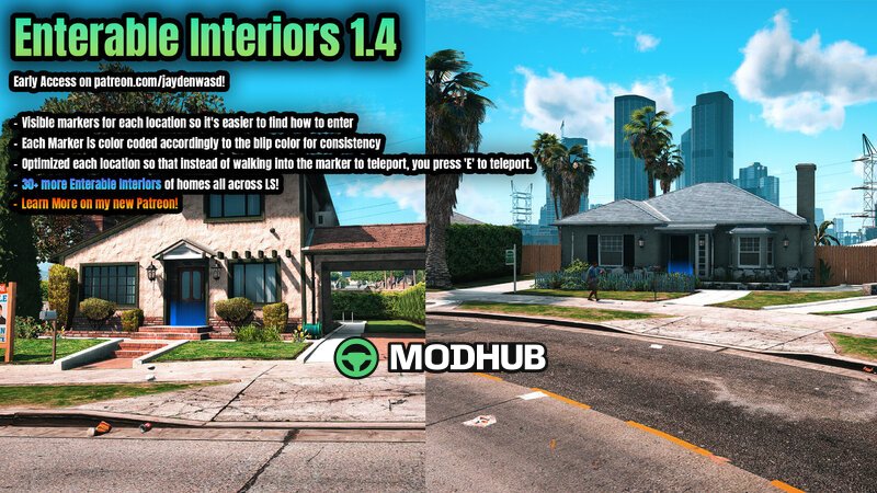 Enterable Interiors for GTA 5
