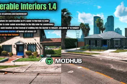 Enterable Interiors for GTA 5 — 2