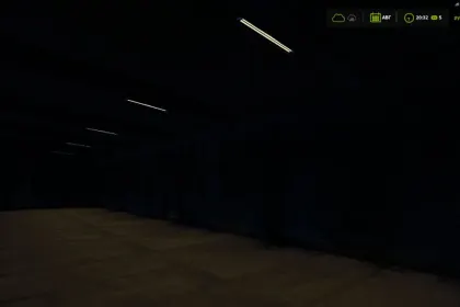 Stylowy Brick Old Garage — Ceglana Retro-Garaż z Wrotami do Farming Simulator 25 — 3