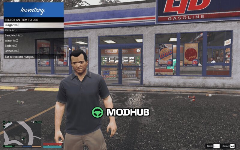 Hunger & Thirst V: Immersive Update for GTA 5
