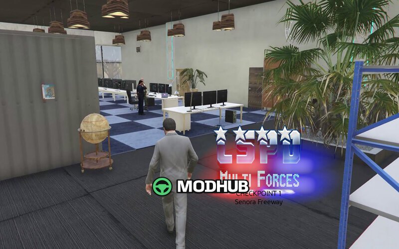 LSPD Multi Forces 1 Menyoo / Ymap для GTA 5