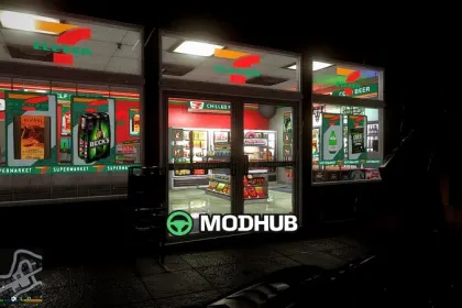 DNX Chiliad Town with real brand billboards and vending machines for GTA 5 — 2