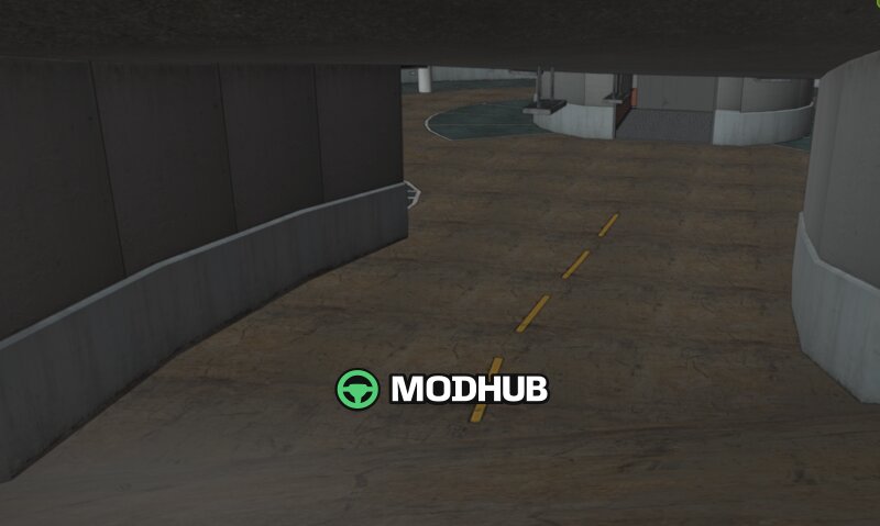 Паркінг-гараж MLO з переходом і місцями для GTA 5