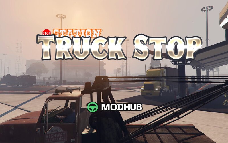 Станція для вантажівок Truck Stop Station для GTA 5