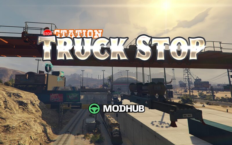 Станція для вантажівок Truck Stop Station для GTA 5