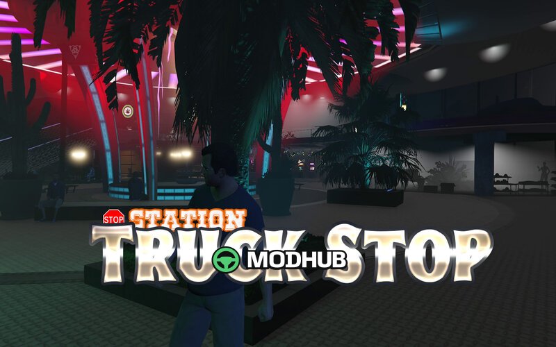 Станція для вантажівок Truck Stop Station для GTA 5