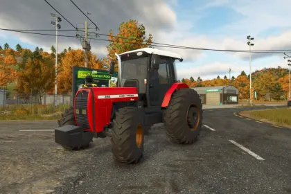 Leistungsstarker Traktor Massey Ferguson 292 Advanced (95–130 PS) für Farming Simulator 25 — 1