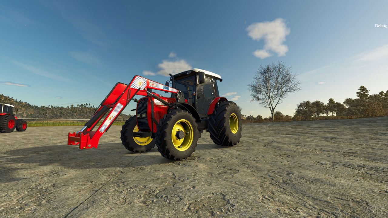 Leistungsstarker Traktor Massey Ferguson 292 Advanced (95–130 PS) für Farming Simulator 25
