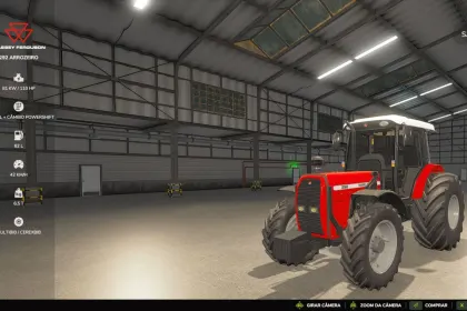 Leistungsstarker Traktor Massey Ferguson 292 Advanced (95–130 PS) für Farming Simulator 25 — 5