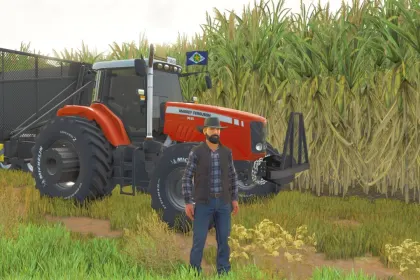Потужний Трактор Massey Ferguson 7370 — Надійна Класика для Будь-яких Робіт у FS25 — 1