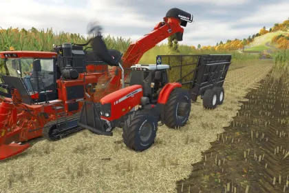 Потужний Трактор Massey Ferguson 7370 — Надійна Класика для Будь-яких Робіт у FS25 — 2