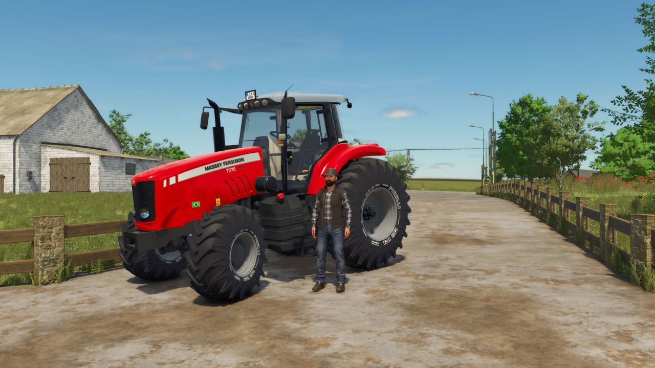 Потужний Трактор Massey Ferguson 7370 — Надійна Класика для Будь-яких Робіт у FS25