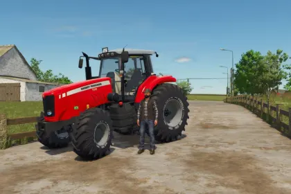Потужний Трактор Massey Ferguson 7370 — Надійна Класика для Будь-яких Робіт у FS25 — 4