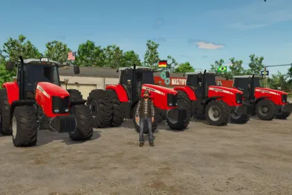 Потужний Трактор Massey Ferguson 7370 — Надійна Класика для Будь-яких Робіт у FS25 — 5