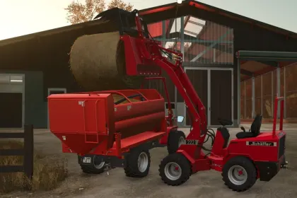 Frontlader Schäffer 222 für Farming Simulator 25 — 5