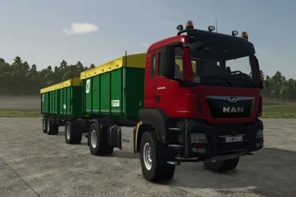 Потужний MAN TGS AgroTruck 500 к.с. для Farming Simulator 25 — Агро Вантажівка з Тюнінгом