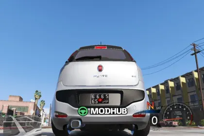 Tunisian License Plate for GTA 5 — 2