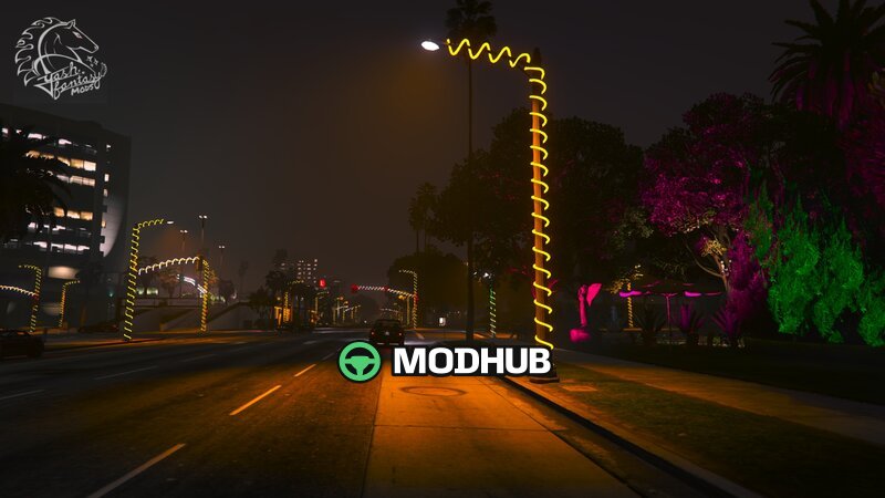 Fes­te Straßenlaternen V v0.1 Beta für GTA 5