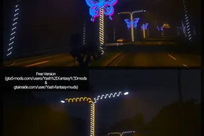 Fes­te Straßenlaternen V v0.1 Beta für GTA 5 — 5