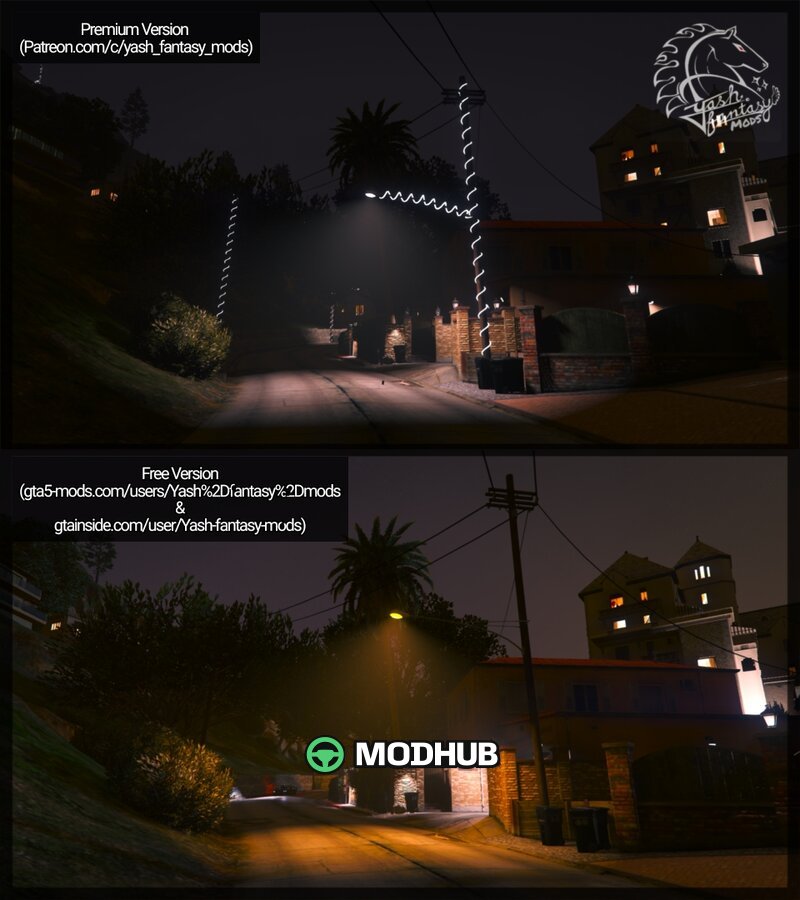 Fes­te Straßenlaternen V v0.1 Beta für GTA 5