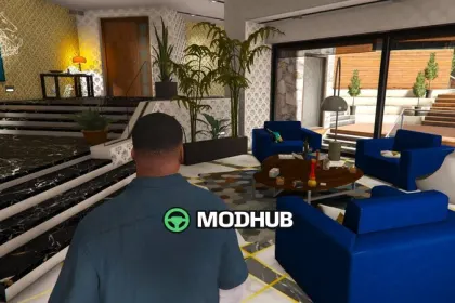 Franklin's Villa Remake v1.0 Interiors for GTA 5 — 3