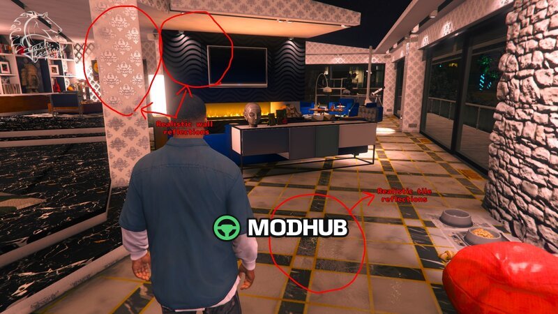 Franklin's Villa Remake v1.0 Interiors for GTA 5