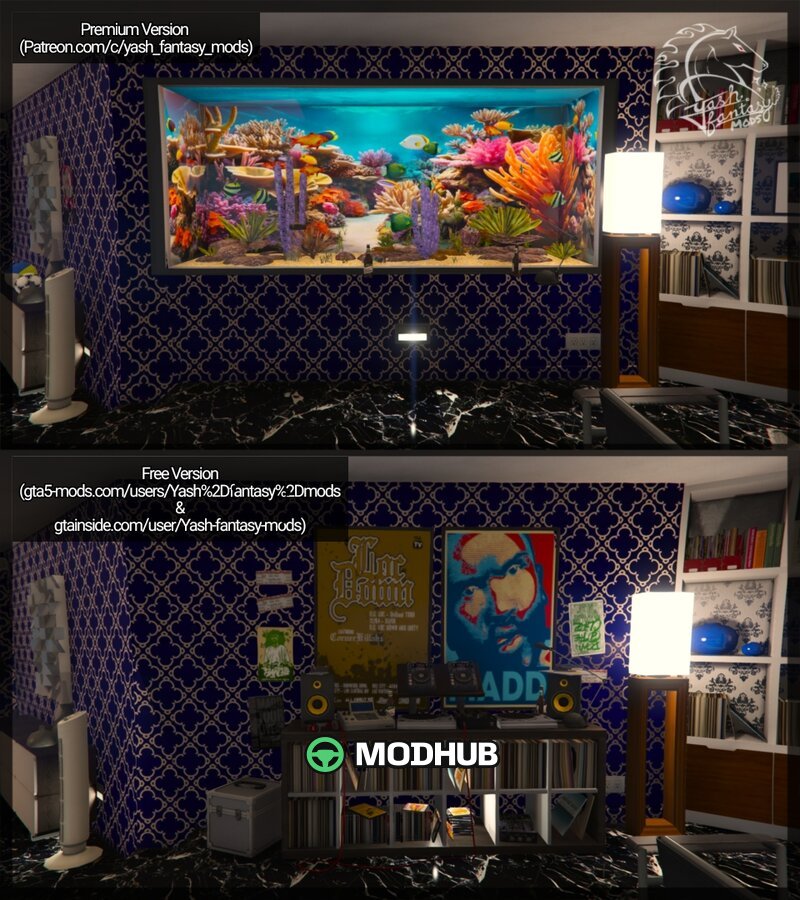 Franklin's Villa Remake v1.0 Interiors for GTA 5