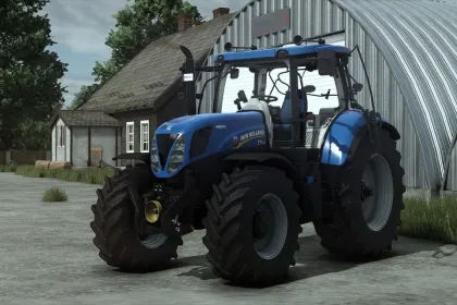 Легендарний Трактор New Holland T7 2011 OpenPipe для FS25 — BlowOff Звук і Реалістичні Налаштування — 1