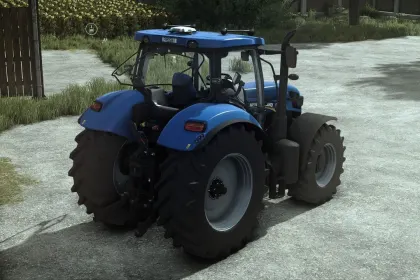 Легендарний Трактор New Holland T7 2011 OpenPipe для FS25 — BlowOff Звук і Реалістичні Налаштування — 2